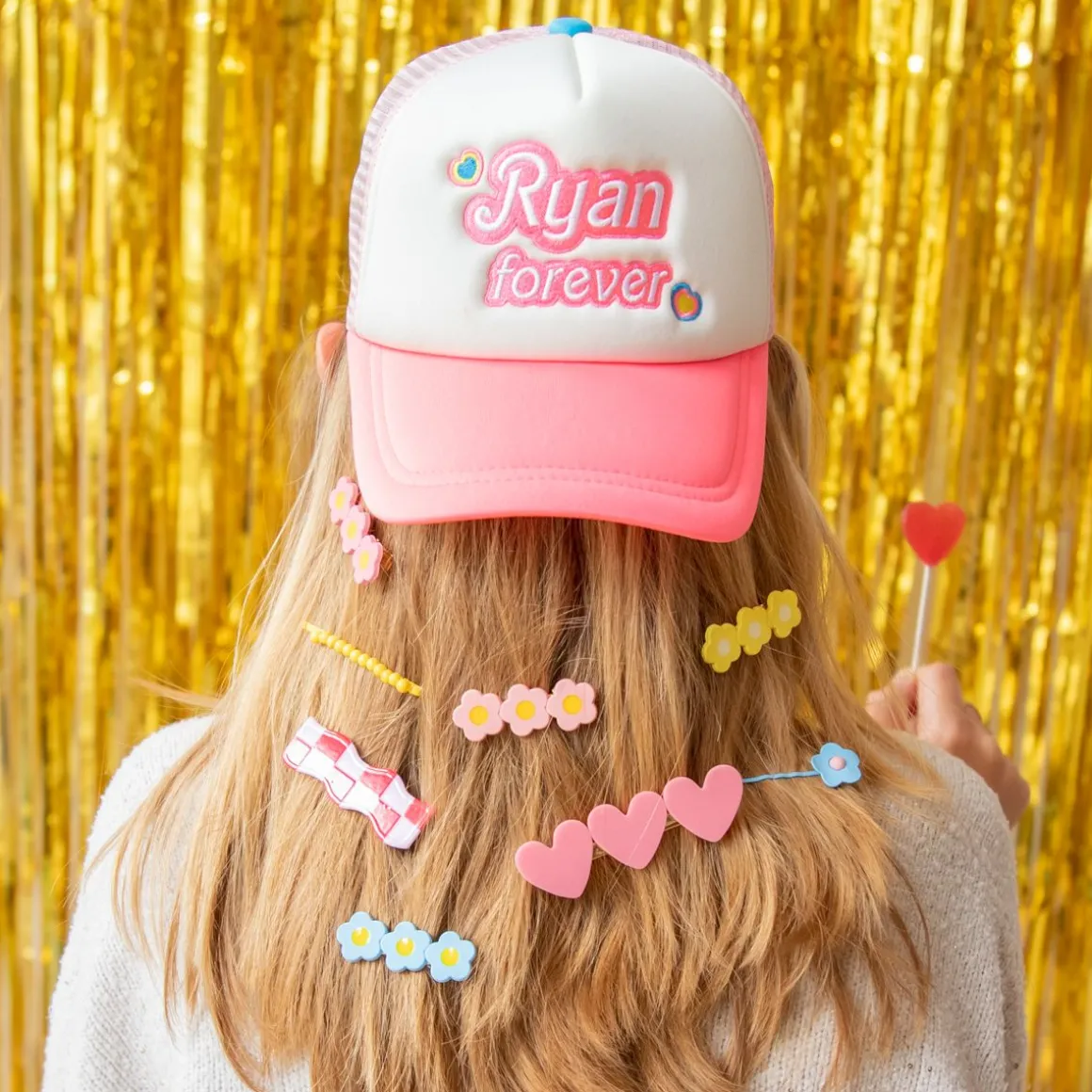 Casquette rose adulte Ryan For Ever