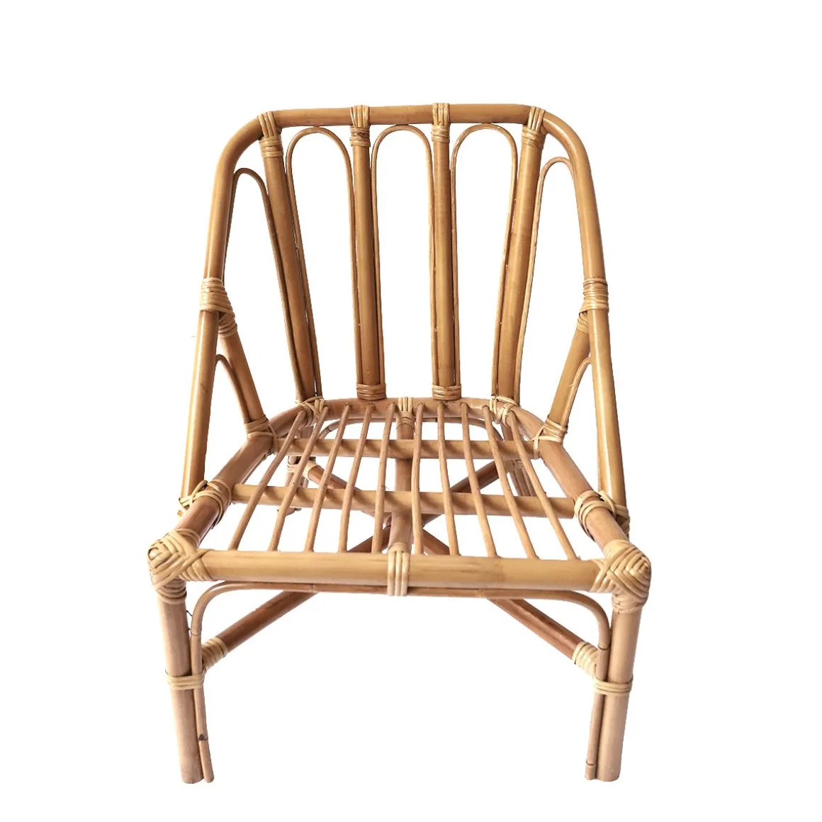 Chaise enfant rotin