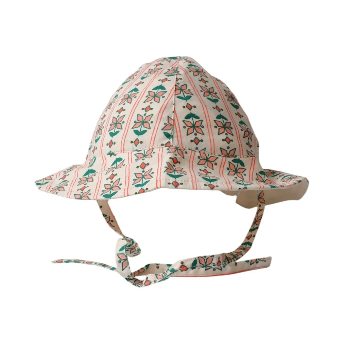 Chapeau de soleil bébé fleuri - Folk d'été