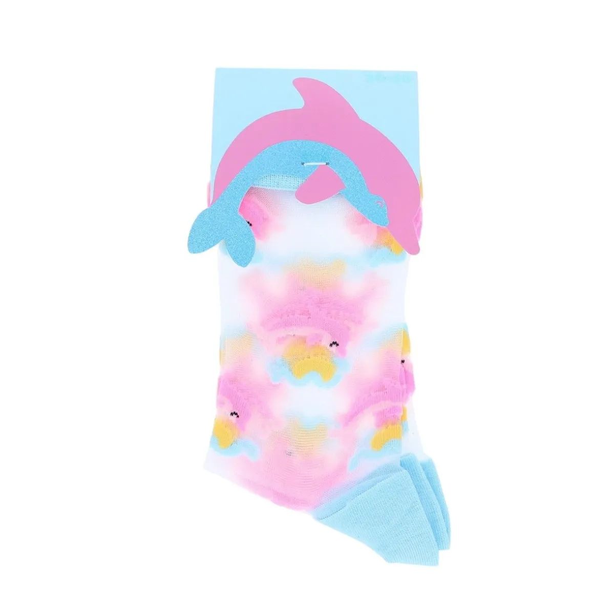 Chaussettes en nylon femme dauphins - Dolphin Queen
