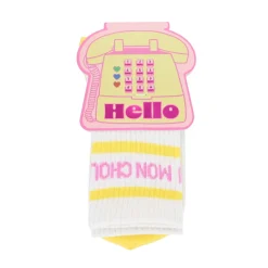 Chaussettes femme à message "MON CHOU"
