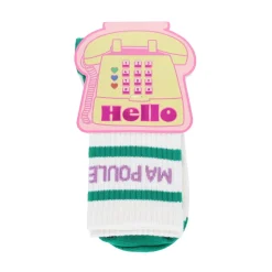 Chaussettes femme à message "MA POULE"