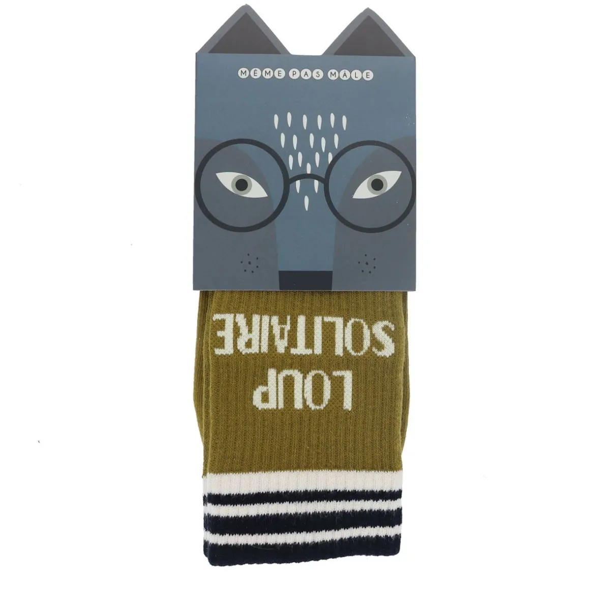 Chaussettes homme "Loup Solitaire"