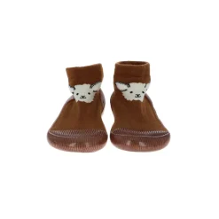 Chaussinettes marron - Doux comme un agneau