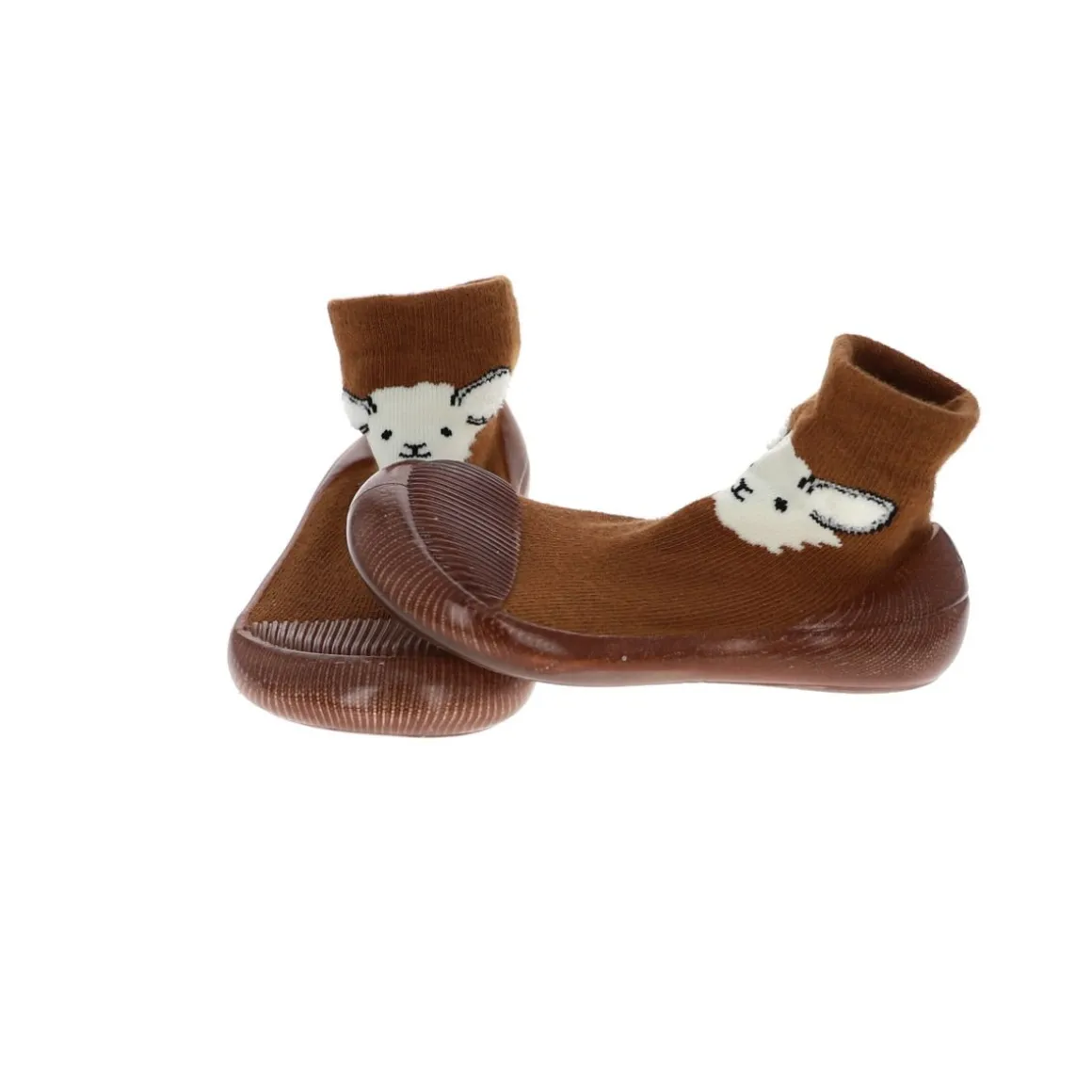 Chaussinettes marron - Doux comme un agneau
