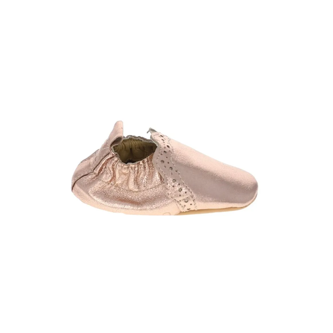 Chaussons bébé Festonette rose brillant