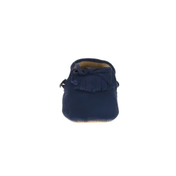 Chaussons bébé Frangette bleu