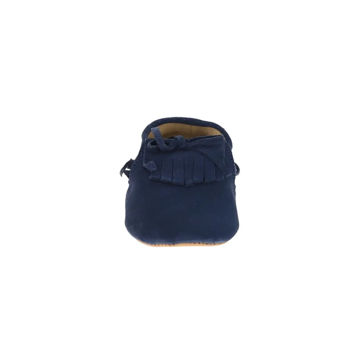 Chaussons bébé Frangette bleu