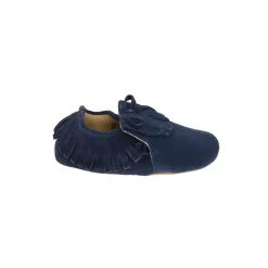 Chaussons bébé Frangette bleu