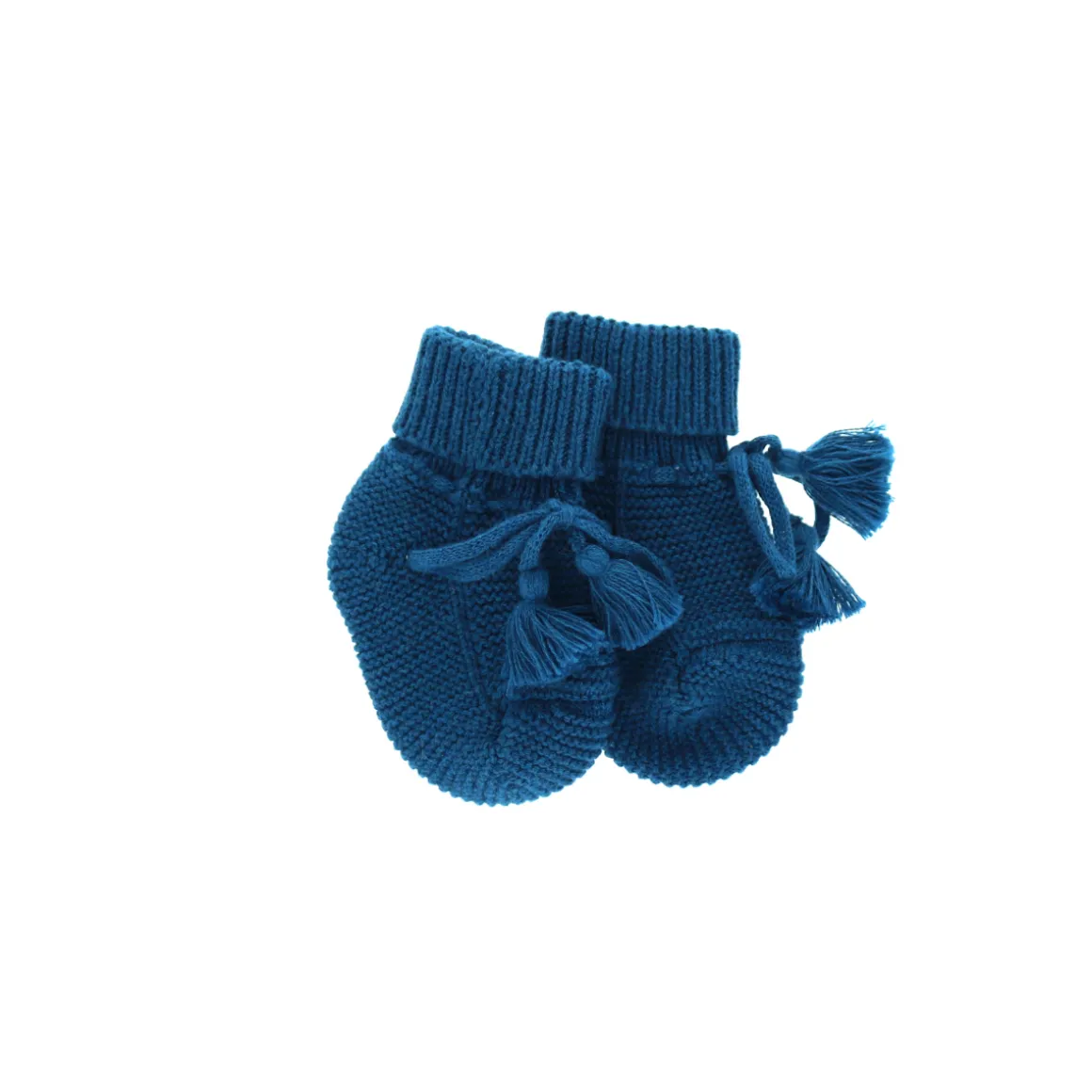 Chaussons coton Bleu 0-6 mois - Teddy Bear
