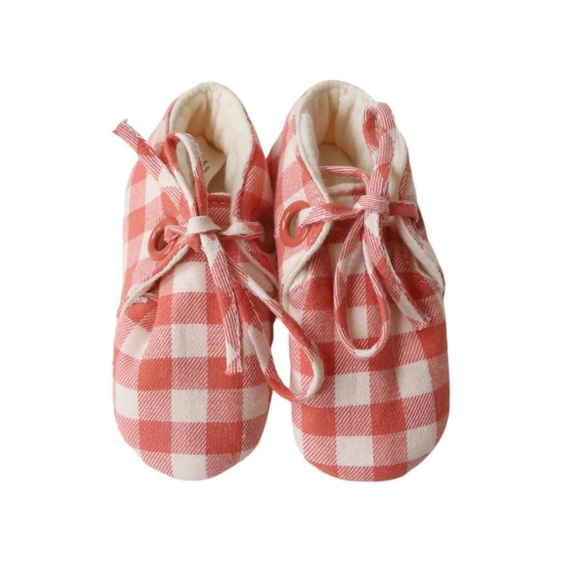Chaussons vichy - La petite poule rousse