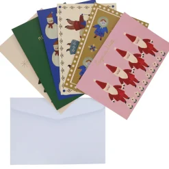 Coffret de 6 cartes de vœux et enveloppes Joyeux Noël