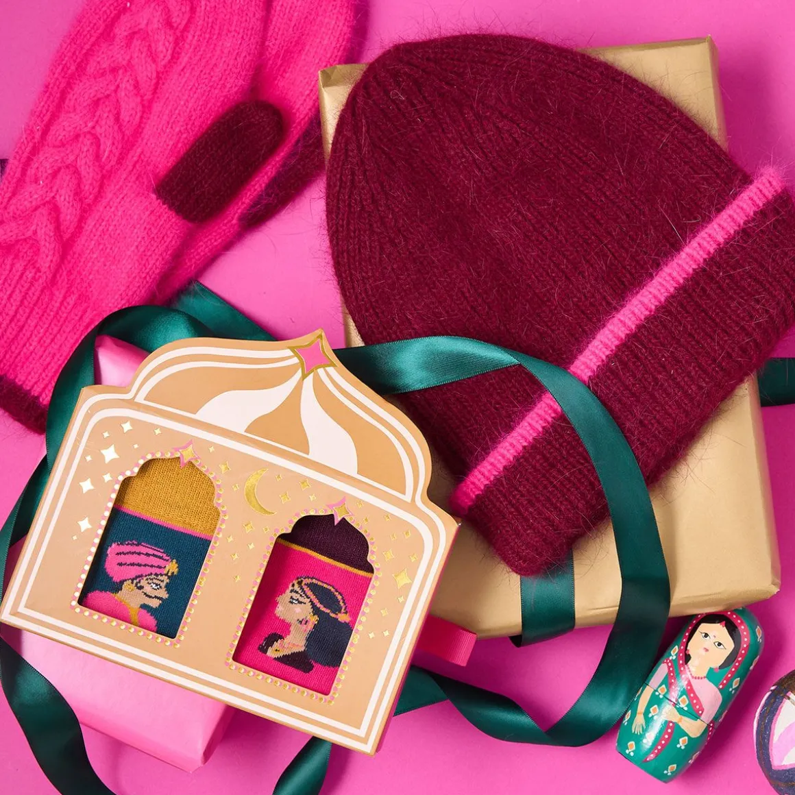 Coffret duo de chaussettes adulte - Mariage Indien