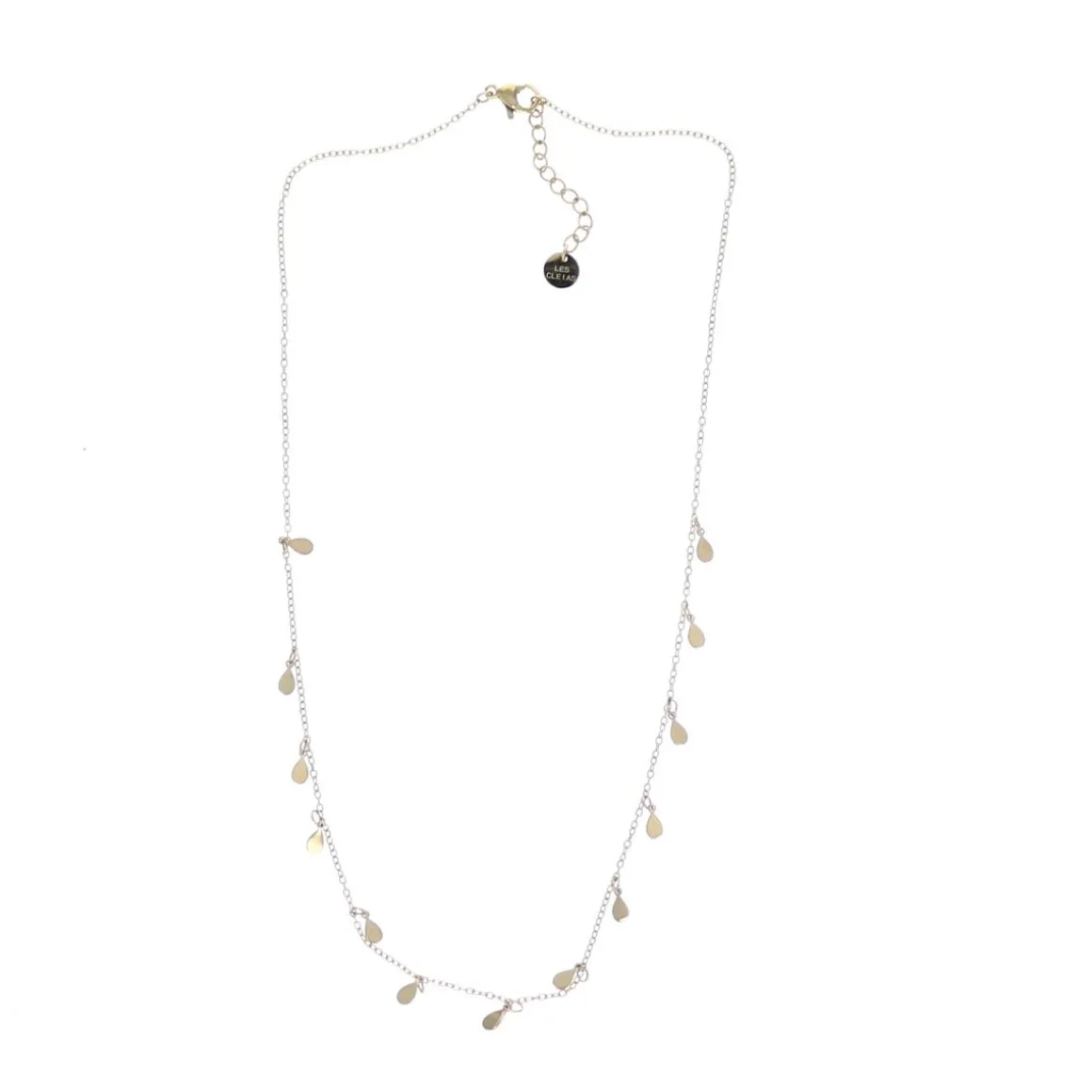 Collier gouttes dorées