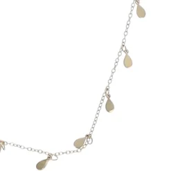 Collier gouttes dorées
