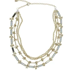 Collier indien multi rangs Meera - Mariage Indien