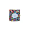 Confettis métallisés étoiles multicolores