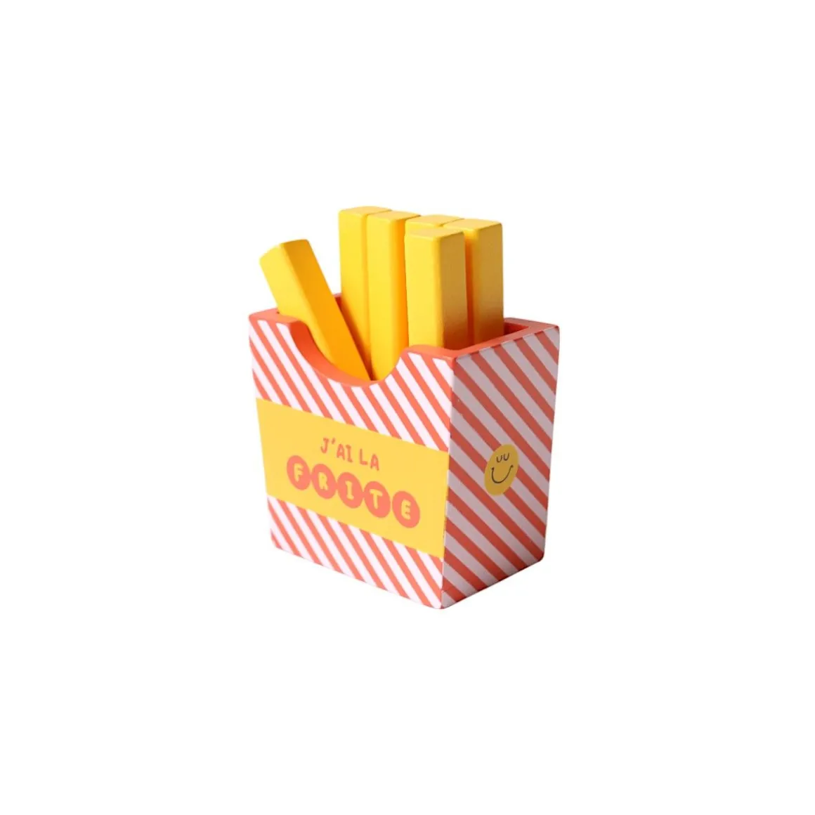 Cornet de frites en bois