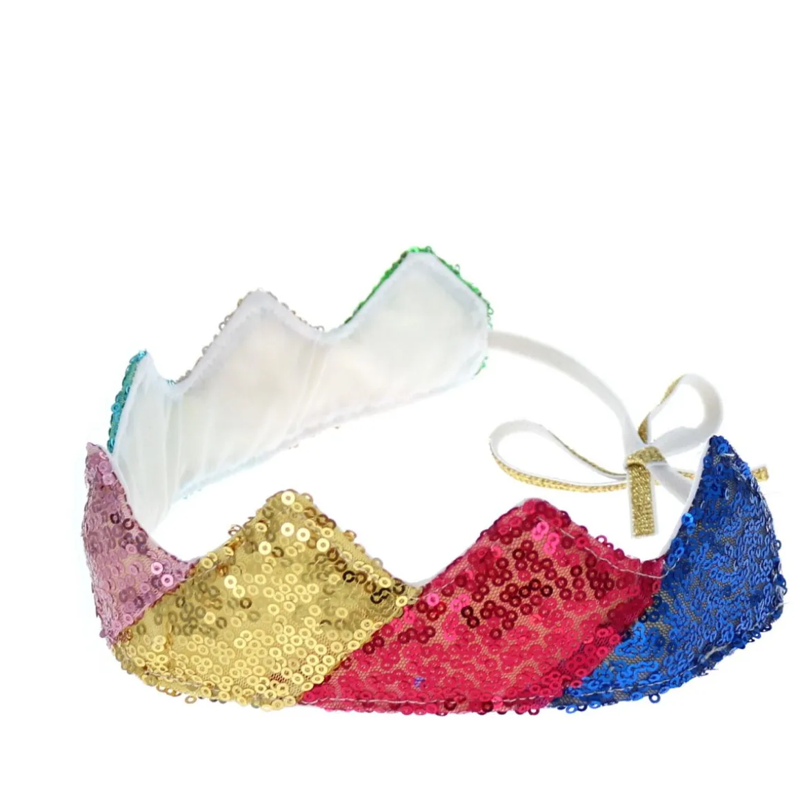 Couronne sequins multicolores