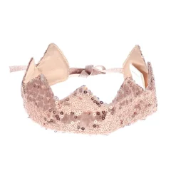 Couronne sequins rose cuivre