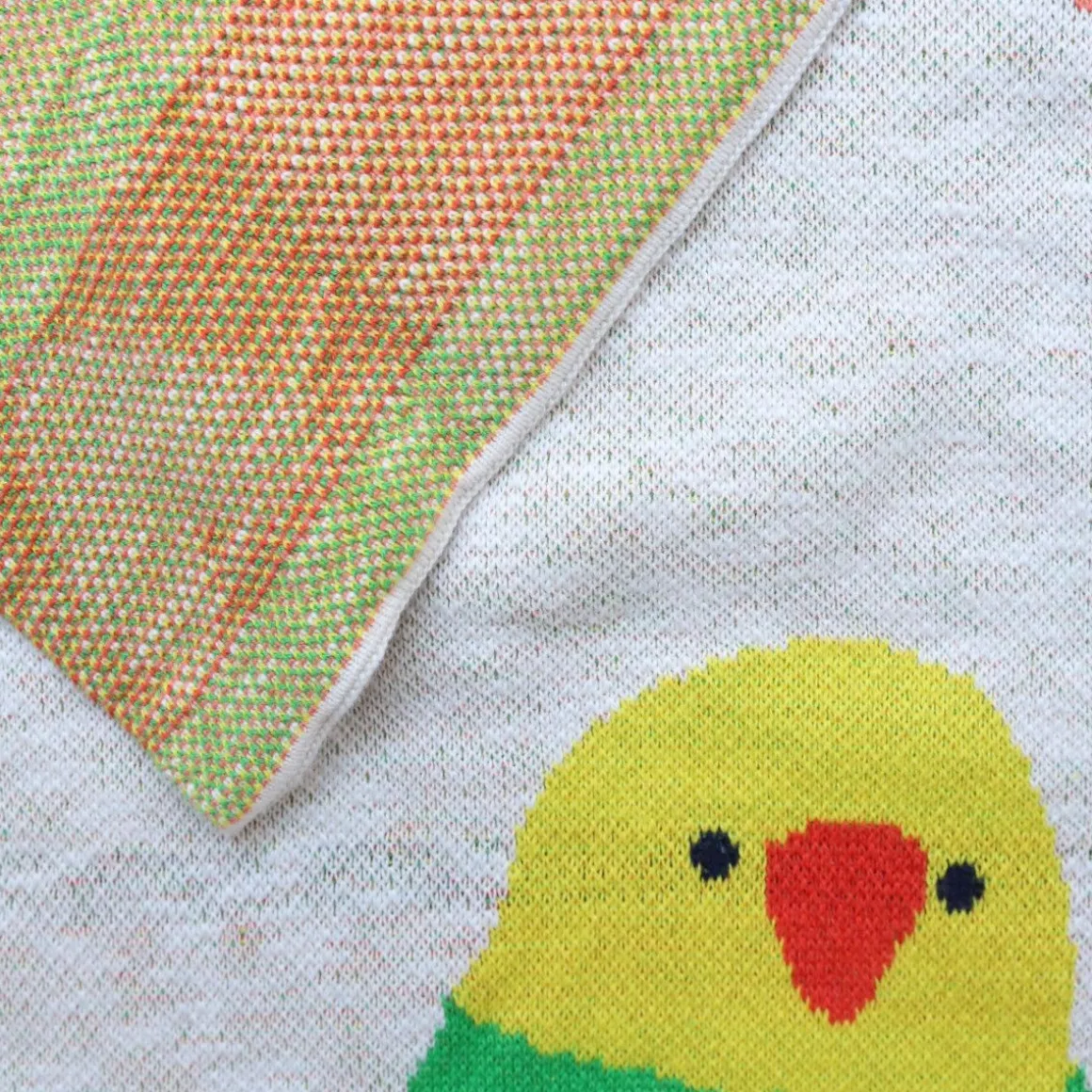 Couverture en tricot - Les Inséparables