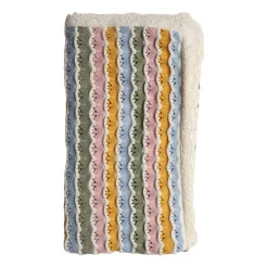 Couverture en tricot multicolore
