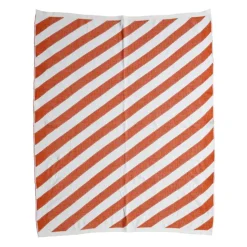 Couverture en tricot rayée - Sahara