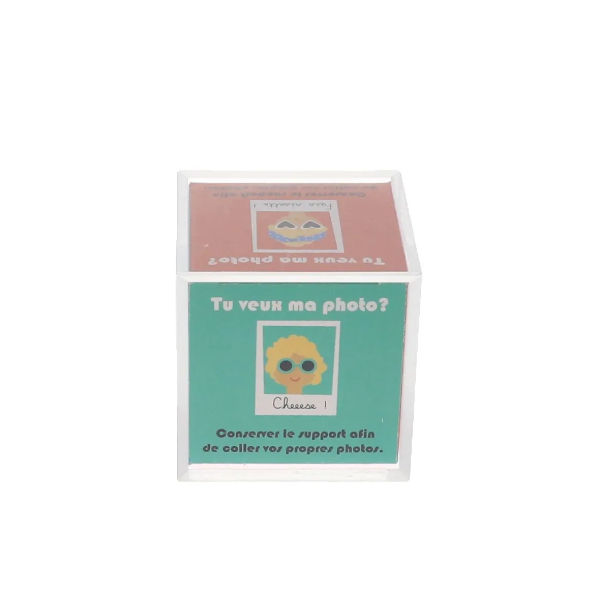 Cube photo transparent