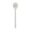 Cuillère à latte coeur bleu