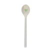 Cuillère à latte coeur vert