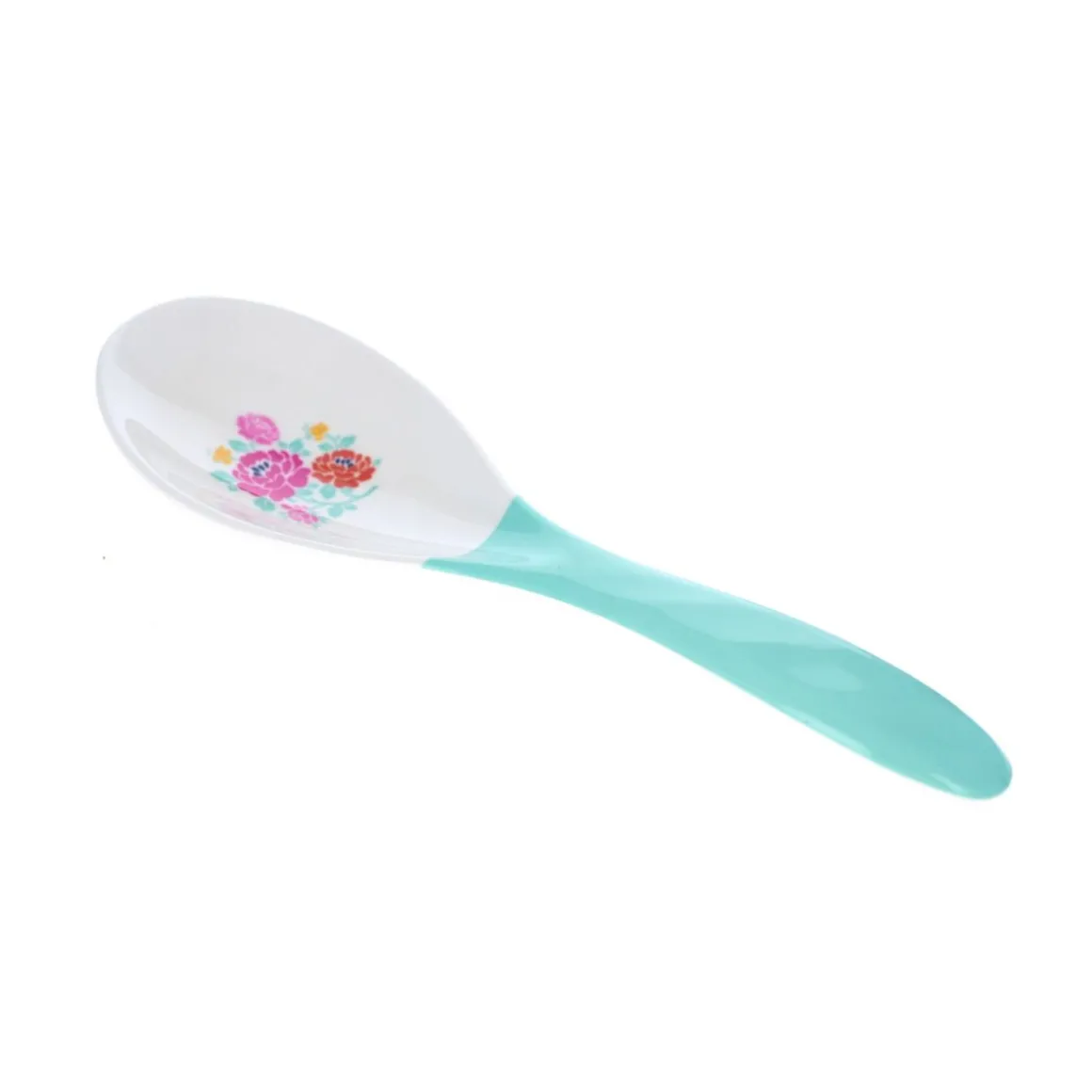 Cuillère à riz fleurs vertes Datcha