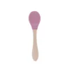 Cuillère silicone rose framboise