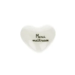 Cœur en céramique "Merci Maîtresse"