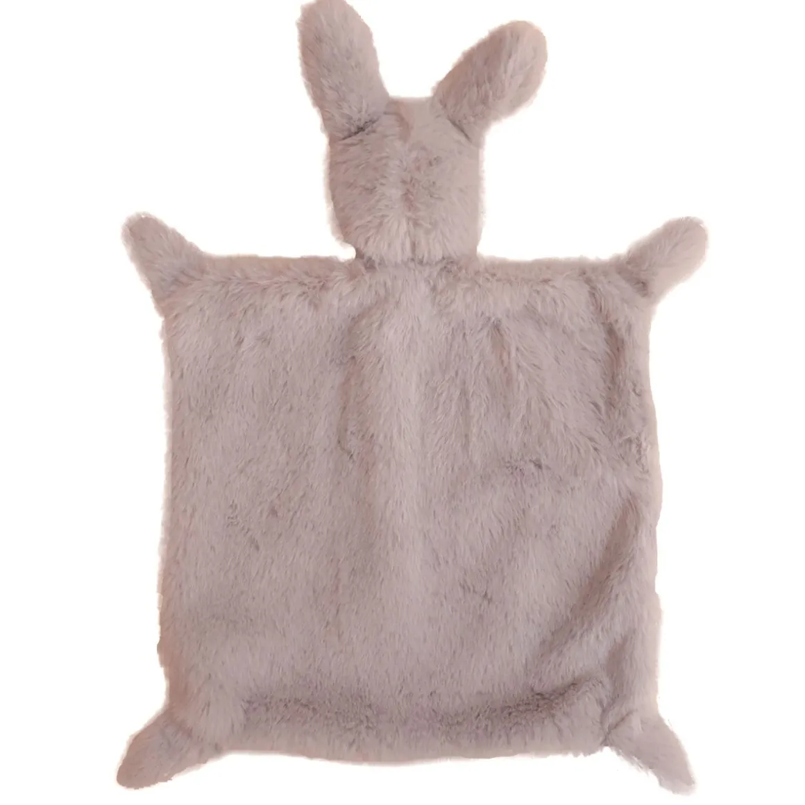 Doudou lapin gris tout doux