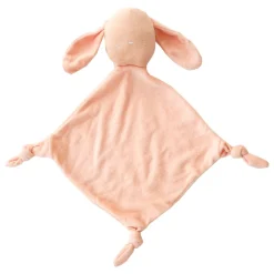 Doudou lapin éponge rose pâle