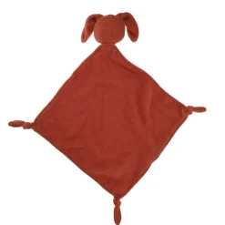 Doudou lapin éponge terracotta