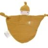 Doudou plat lutin moutarde