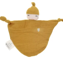 Doudou plat lutin moutarde