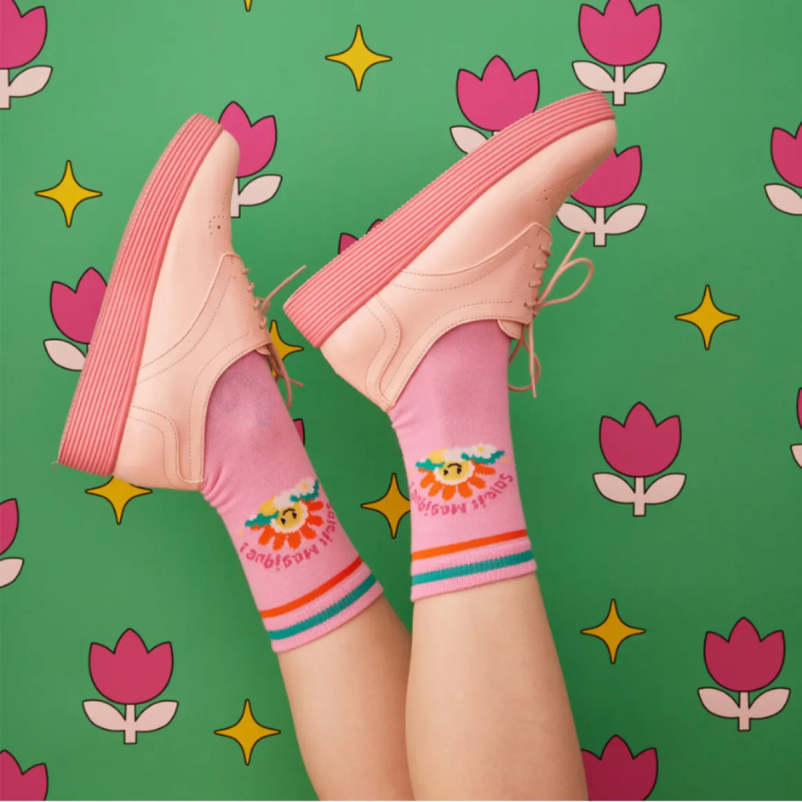 Duo lot chaussettes adulte enfant - Zou Bisou Bisou !