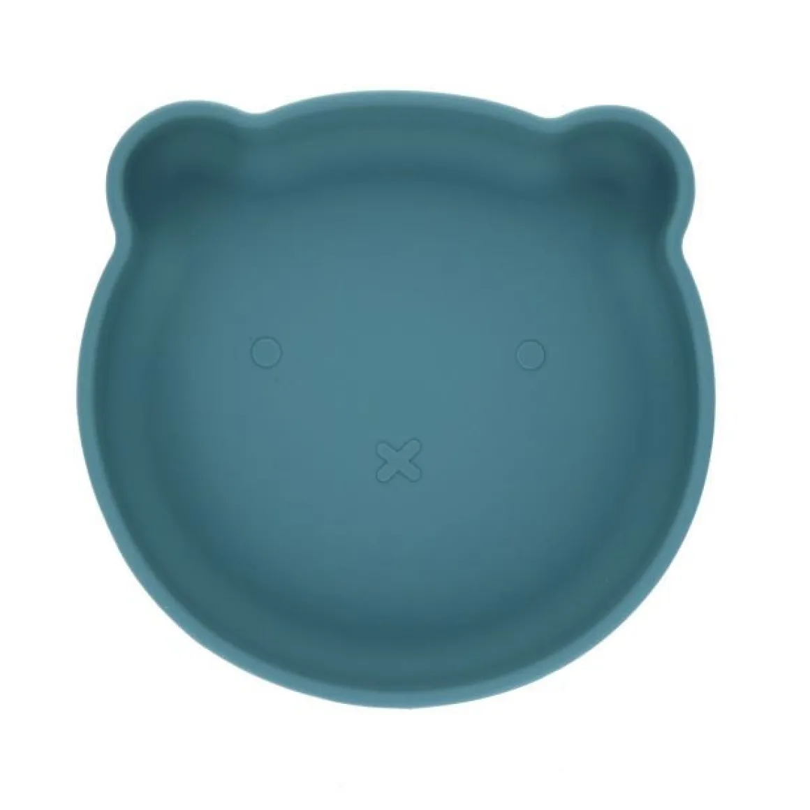 Ensemble vaisselle en silicone bleu ciel