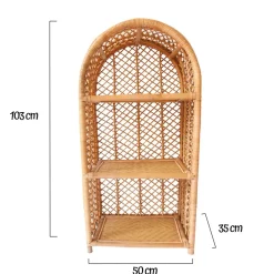 Etagère en rotin