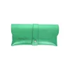 Etui à lunettes cuir vert émeraude