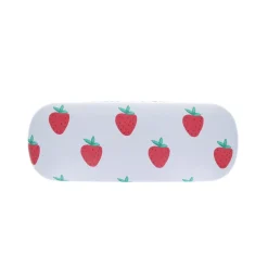 Etui à lunettes fraise