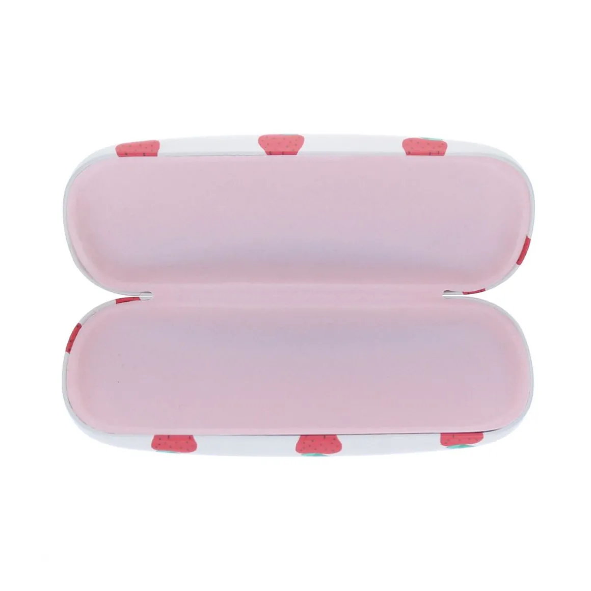 Etui à lunettes fraise