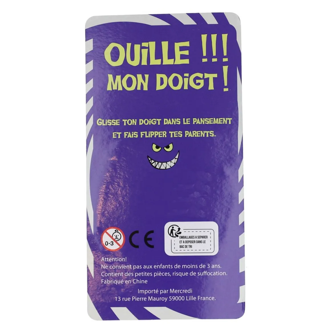 Faux clou farceur sang