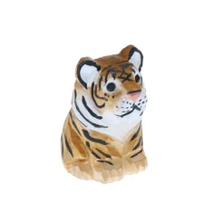 Figurine en bois bébé tigre