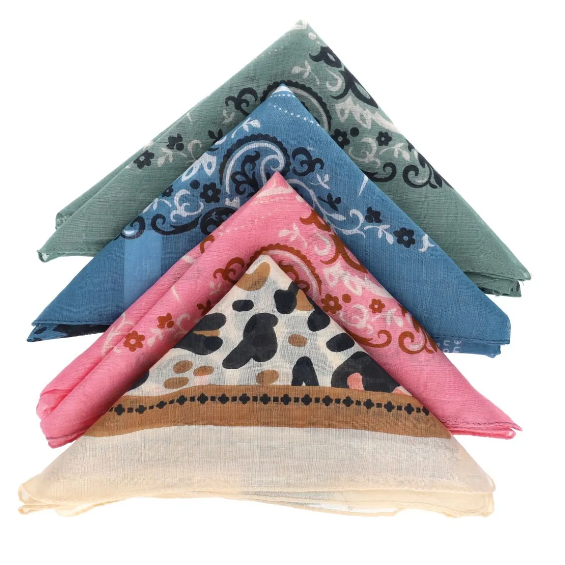 Foulard bandana vert - Petit format