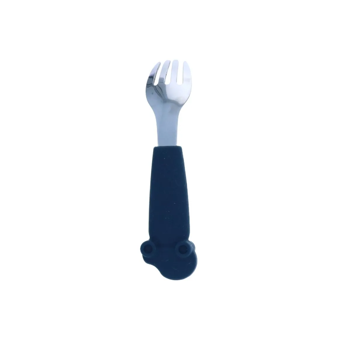 Fourchette avec manche voiture silicone bleu marine