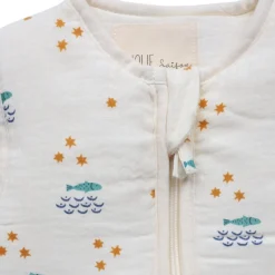 Gigoteuse écrue poissons en coton - Ma bonne étoile