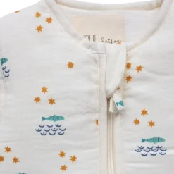 Gigoteuse écrue poissons en coton - Ma bonne étoile